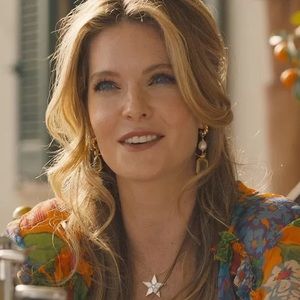 White Lotus Daphne style 925 MOP star sterling necklace with rope chain 11.9g